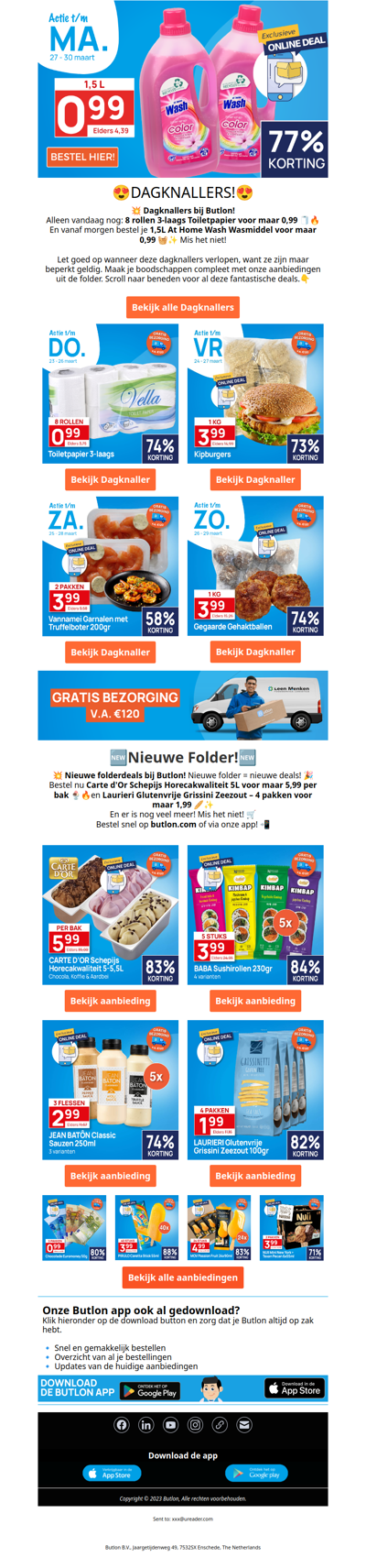 1,5L At Home Wash Wasmiddel voor maar 0,99🧼