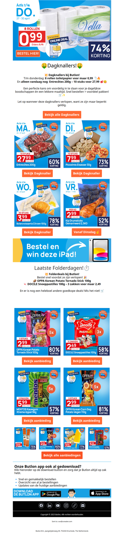 8 rollen 3-laags toiletpapier voor maar 0,99!!🤩