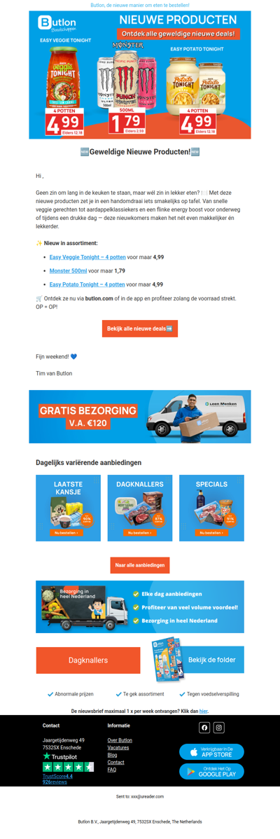 Hey , we hebben weer nieuwe producten voor je!