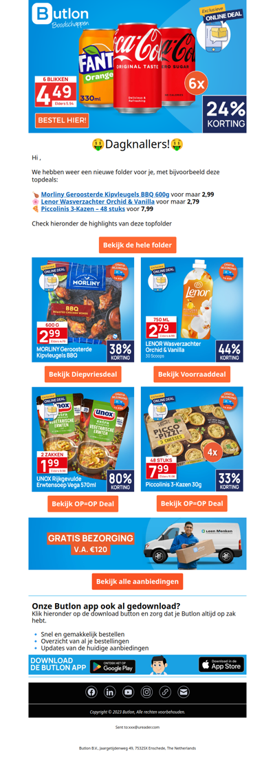 6 blikken FANTA en COCA-COLA voor 4,49🥤😃