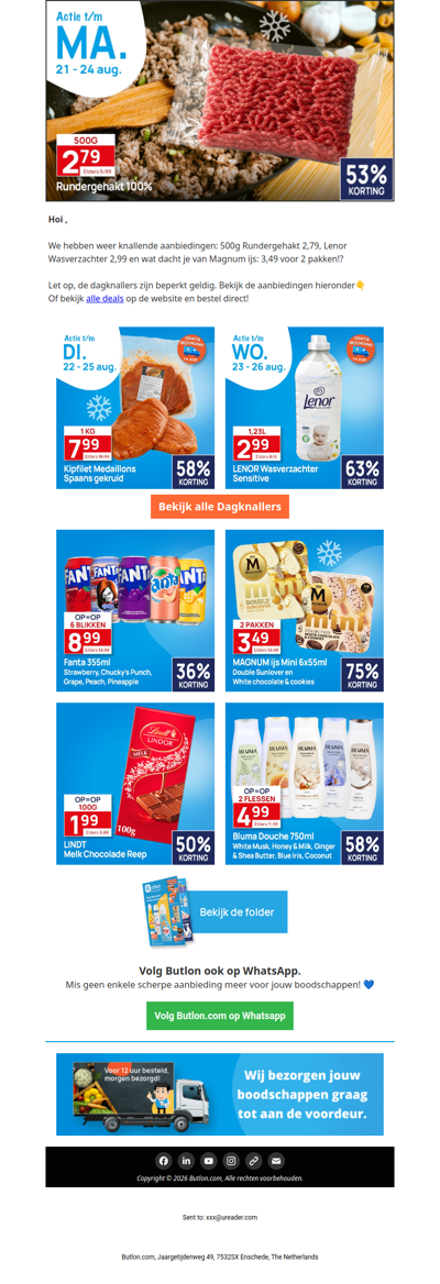 Rundergehakt: 2,79 (500g ) 🤩