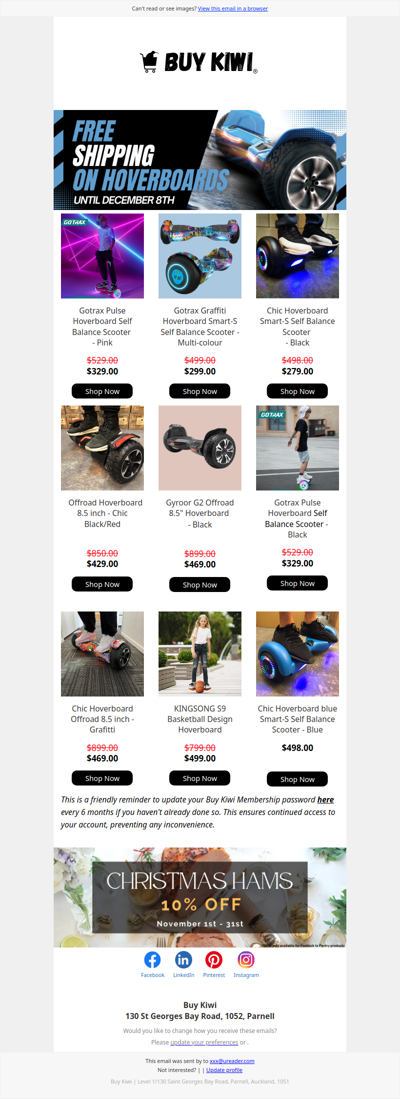 Shop our selection of Hoverboards this season!