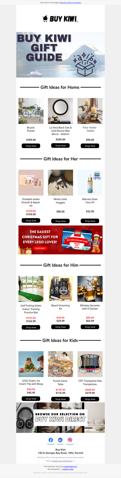 Buy Kiwi Gift Guide 🎁