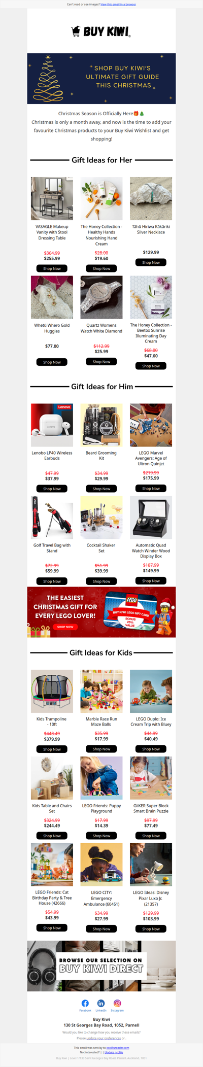 🎄 Shop Buy Kiwi's Ultimate Gift Guide🎄