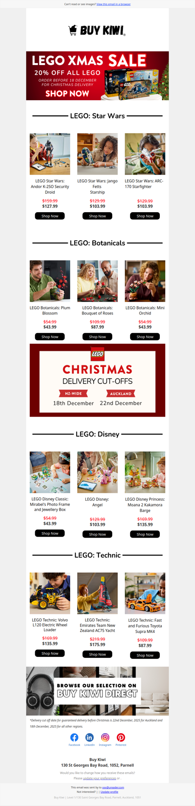 Last Chance to Save 20% on LEGO For Christmas! 🎄😍