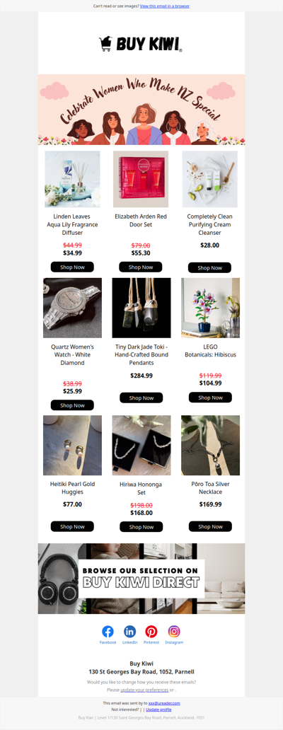 Celebrating women who make NZ special 💛