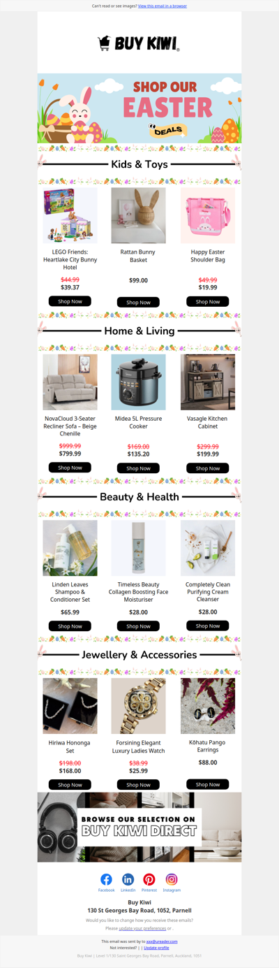 Explore our Easter Deals: Shop Now!🐰