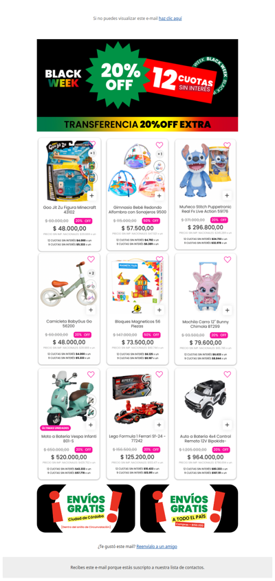 Black Week llegó con 12 Cuotas Sin Interés y descuentos! 🎅🏼🎁🎄