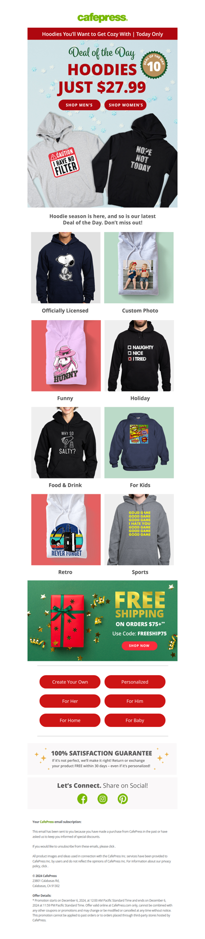 Psst… Over Here 👀 $27.99 Hoodies!