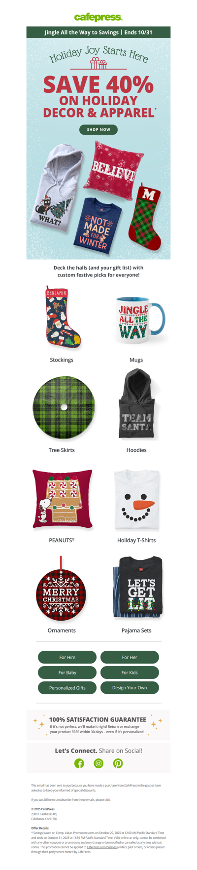 Your Holiday HQ's Now Open!