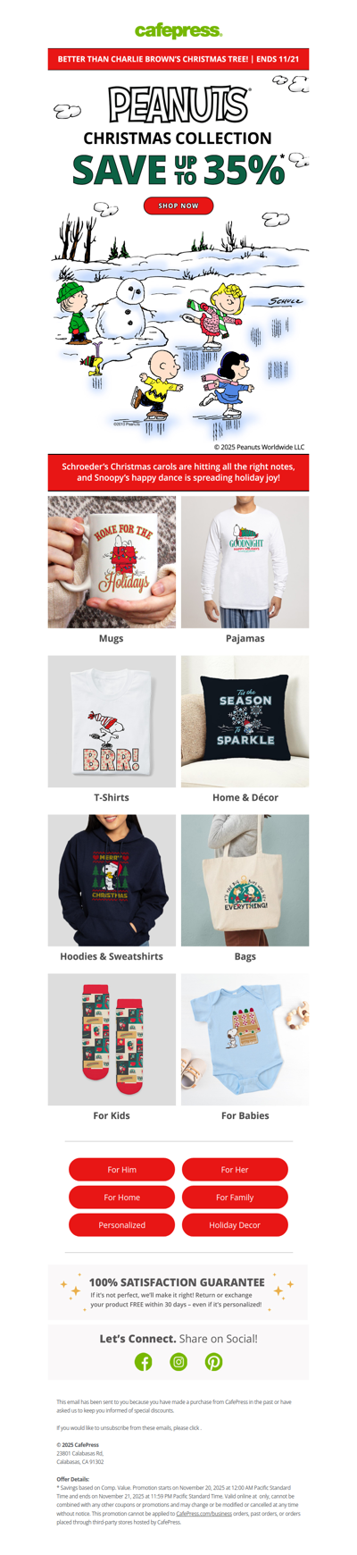 Make it a PEANUTS® Christmas!