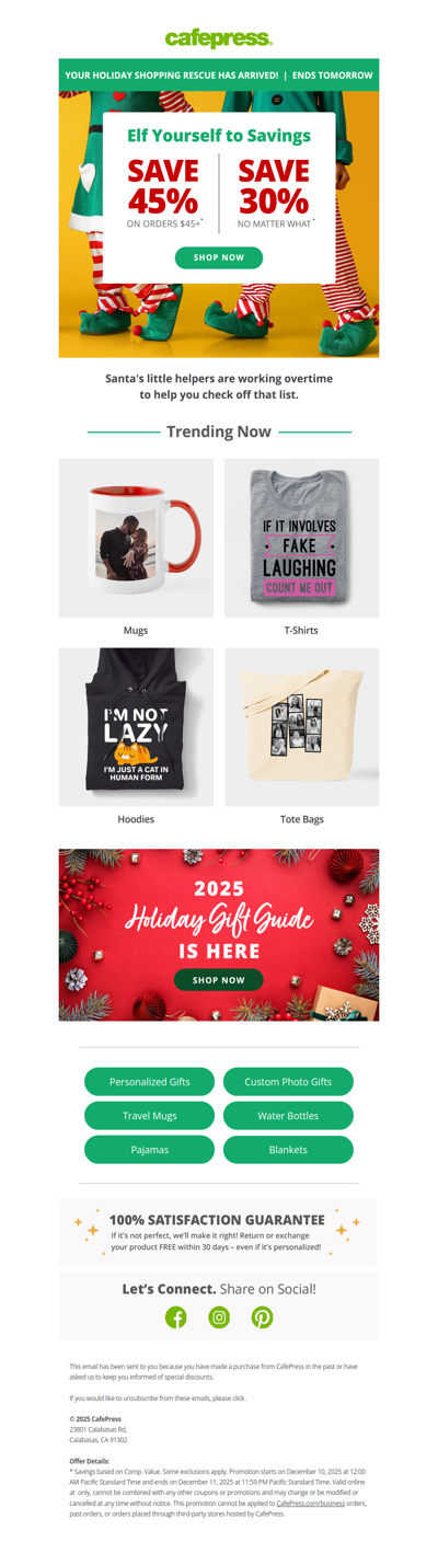 You Look Like You Want to Save 45%.