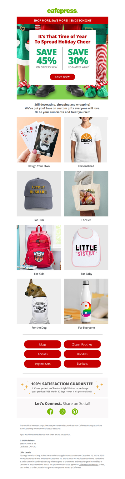 Shop Holiday Gifts & Save 45%! ✨