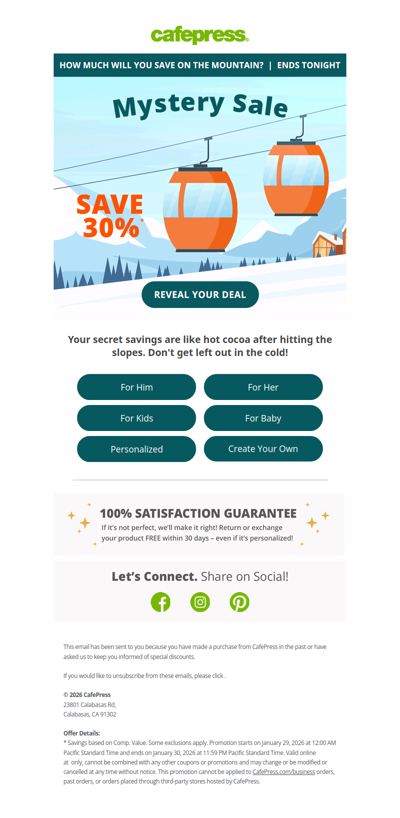 LAST CALL 🚠 Ski Into Secret Savings