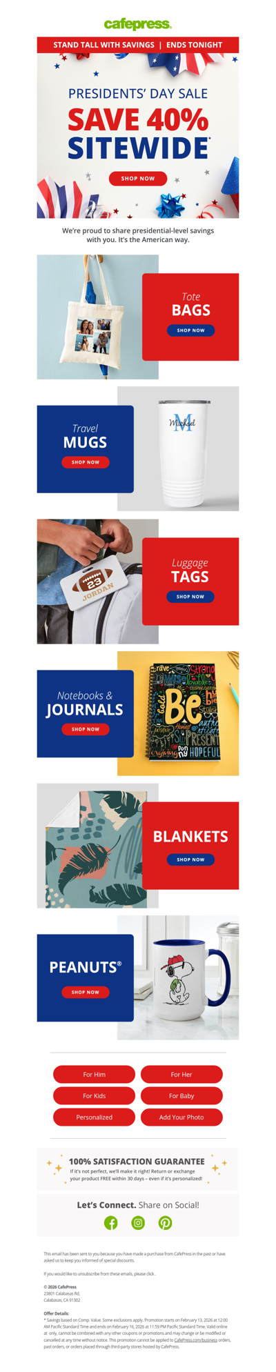 Save 40% ⭐⏰ President's Day Sale Ends Tonight