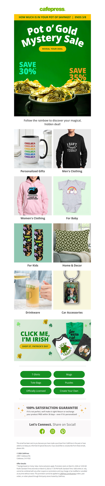 🍀 Today's Your Lucky Day!