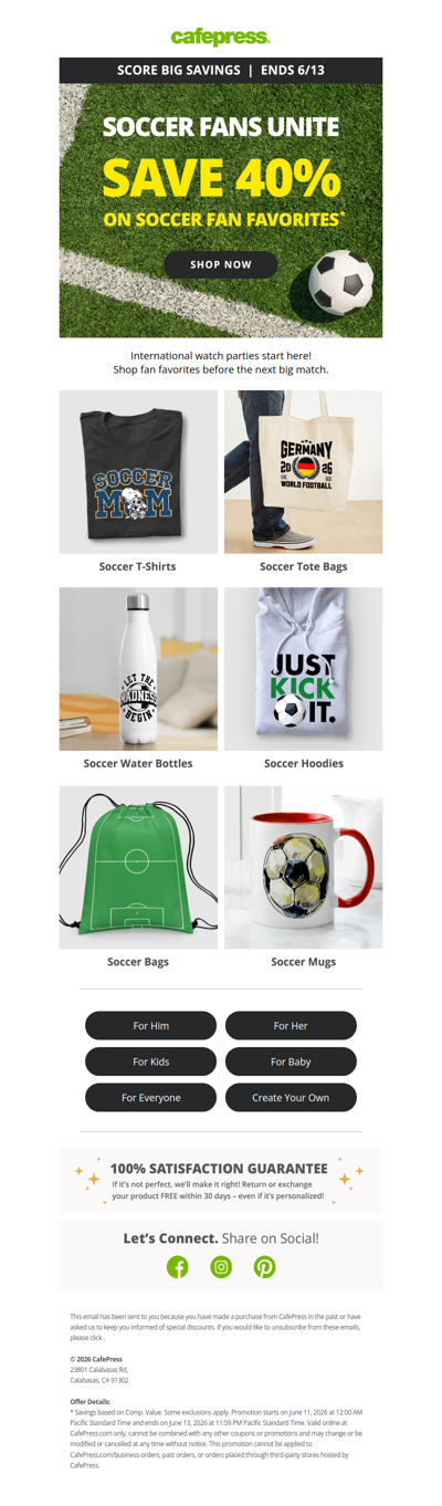 ⚽ Gear Up for Game Day!