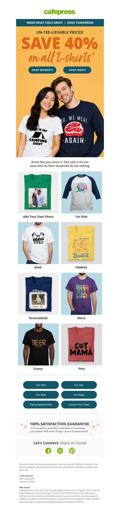 This T-Shirt Sale Won’t Last Forever!