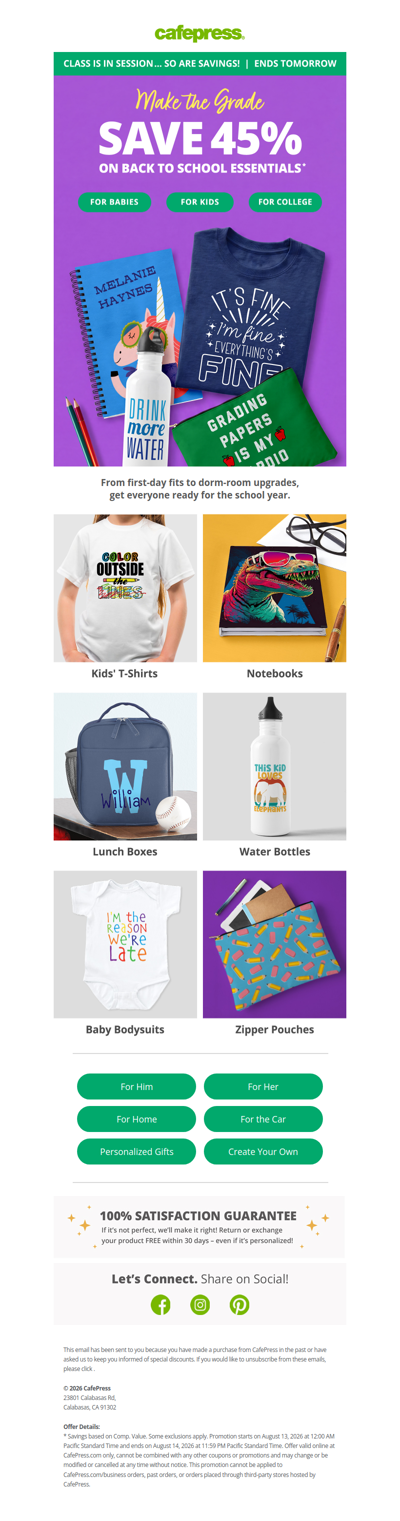 Back-to-School Is Calling …