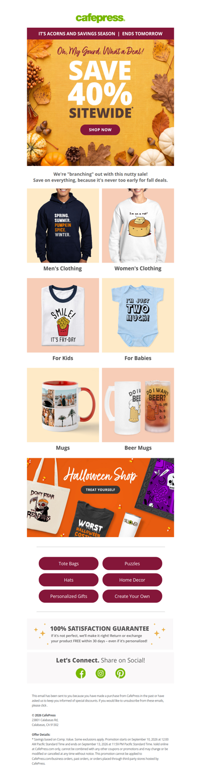 The Nuttiest Sale of the Season!