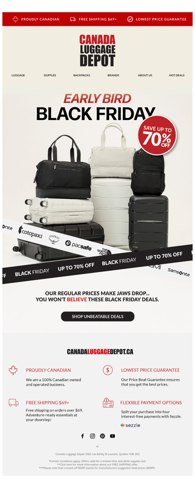 ‼️ Early Access Unlocked: Up to 70% Off Top Brands