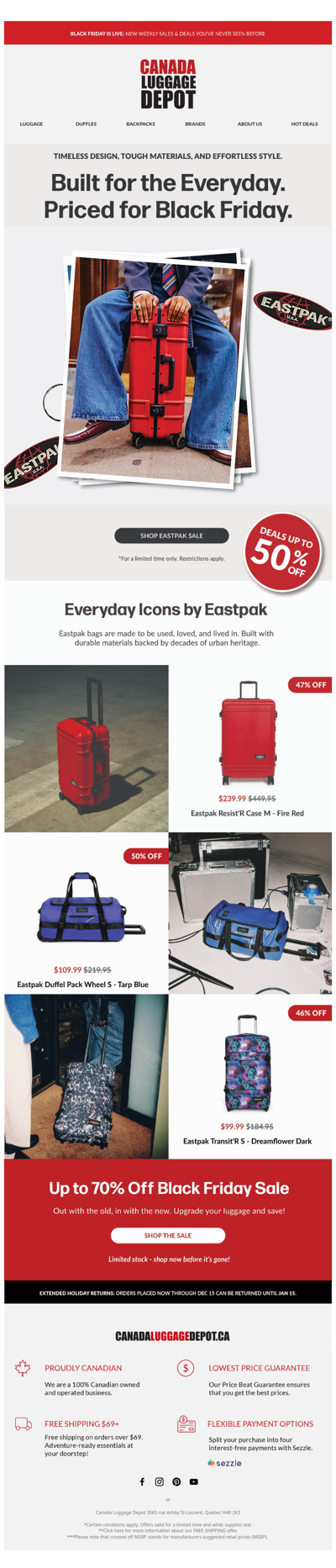 Your Eastpak Obsession Just Got 50% Cheaper 👀