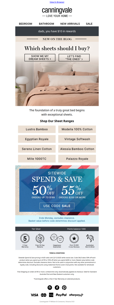 Inside: A guide to finding your dream sheets