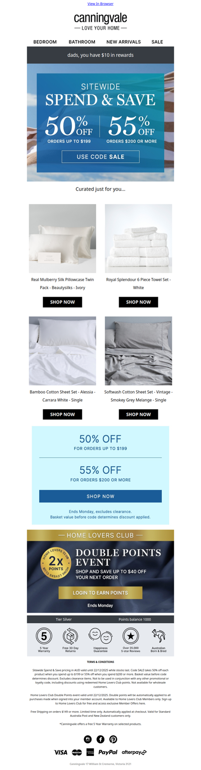 Minimum of 50% off these top picks