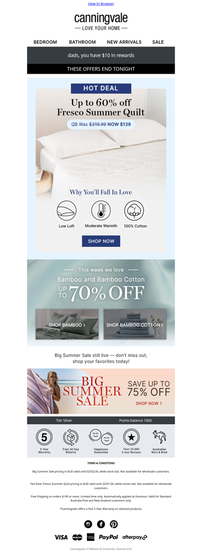 ⏰ These offers end tonight