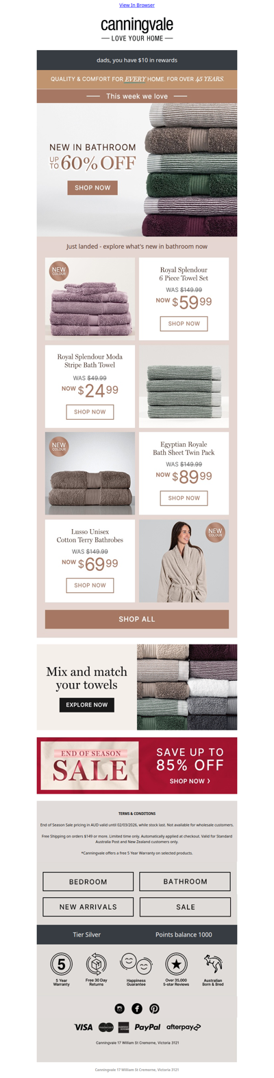 Up to 60% off your bathroom upgrade 🫧