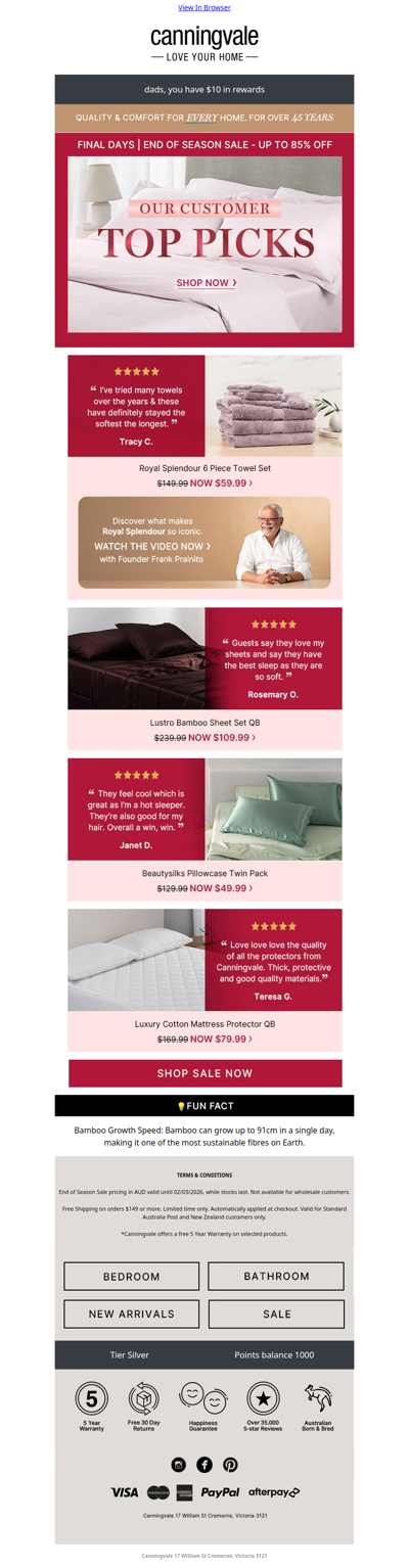 Trending now: Our customer top picks