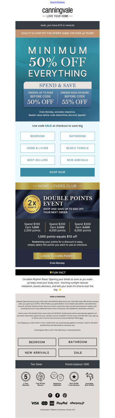 Spend and save starts NOW 🤑