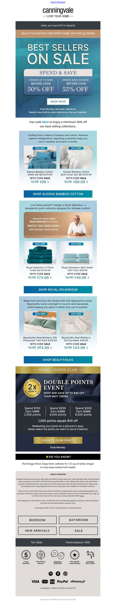 Minimum 50% off our best sellers ❤️