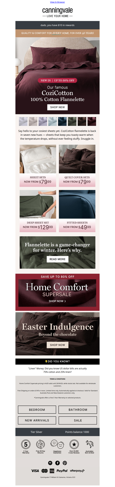 NEW winter bedding is here + a surprising linen fact inside