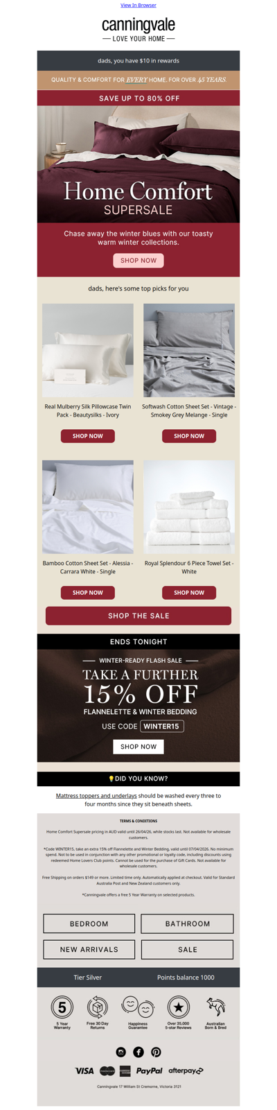 🚨 Supersale alert: Comfort up to 80% off (+ a handy mattress tip!)