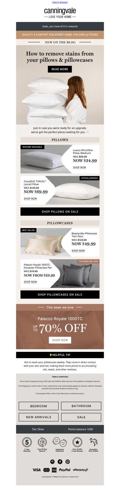 Guide inside: How to remove stains from pillows & pillowcases