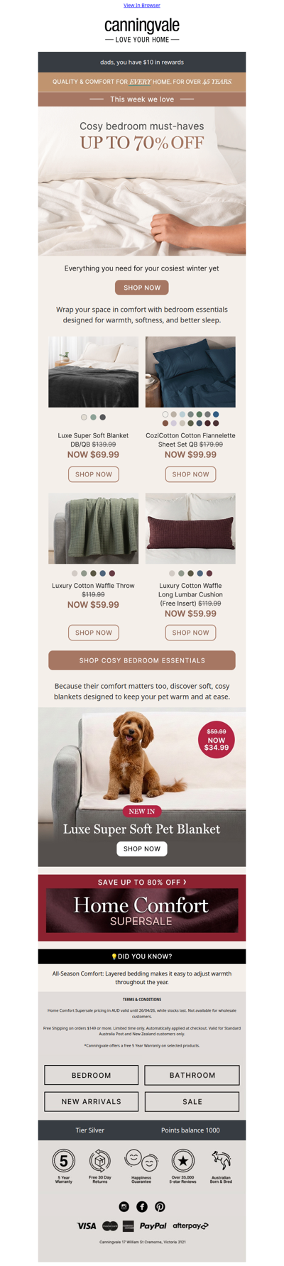 Cosy bedroom must-haves - discover all-season comfort