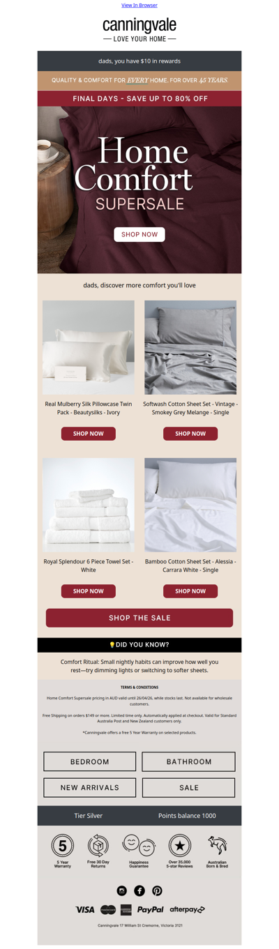 📣 Final days: Save up to 80% + sleep better tonight