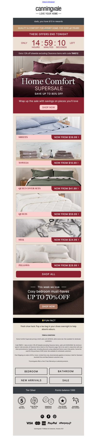 Ends Tonight: Up to 80% off + a simple freshness tip