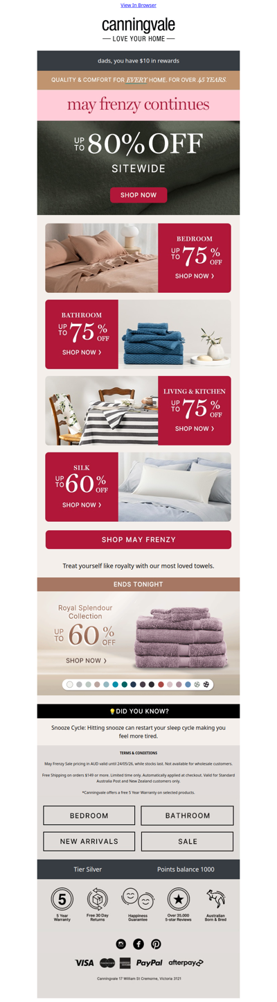 ⏰ Don't snooze on this: May Frenzy Sale continues