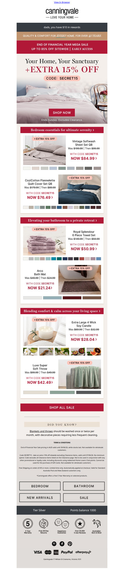 Extra 15% off: A calmer home starts with these...