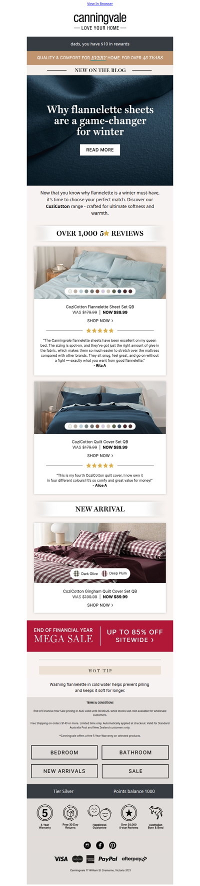 This one bedding swap is a winter game changer