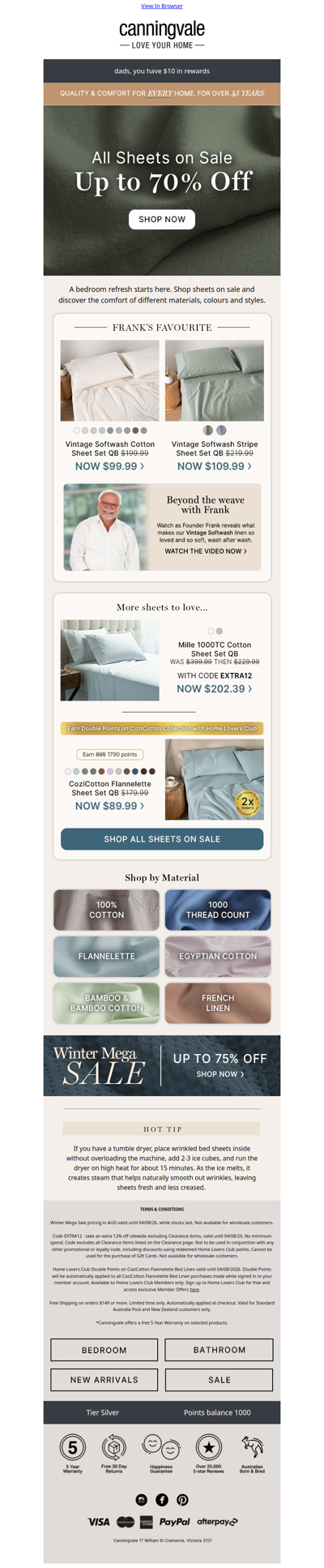 ✨ All Sheets on Sale + discover the 15-minute refresh trick