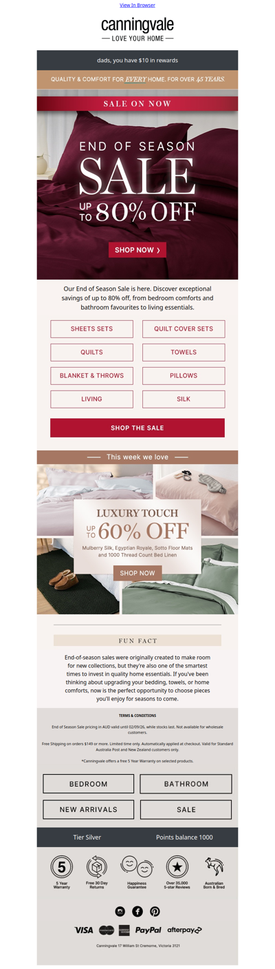 End of Season Sale is here up to 80% off and why now is the best time to buy
