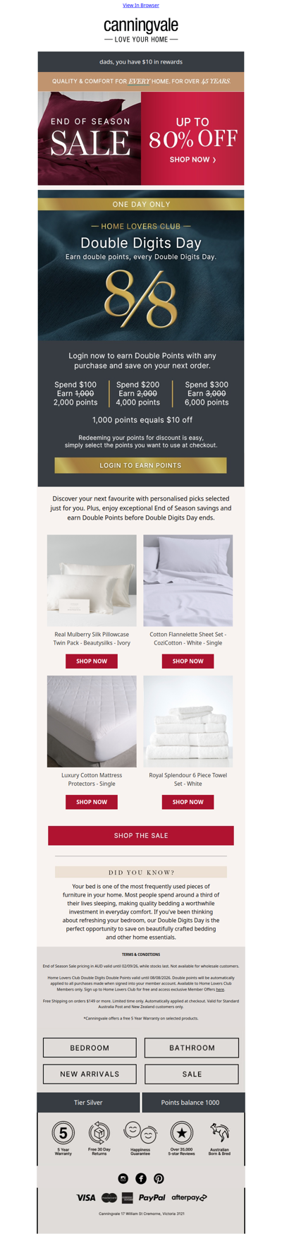 Double digits day is here + the secret to better sleep