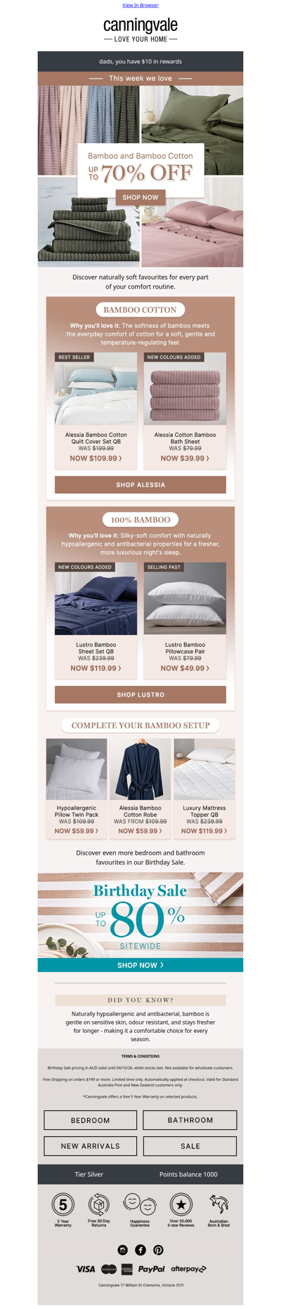 Up to 70% off 💚 Why we’re loving Bamboo right now
