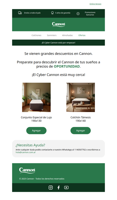 ⏳ Se viene el Cyber Cannon… ¡prepárate!