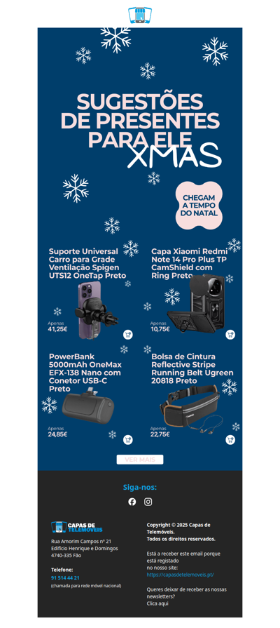 Para ele l Sugestões para que acertes em cheio!