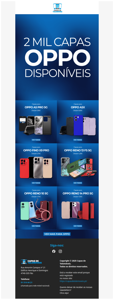 2 mil novas capas para o teu telemóvel!