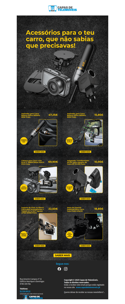 Para o teu carro...nem sabias que precisavas!